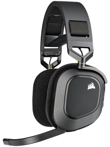 Corsair HS80 RGB Wireless – Black – 0840006625940