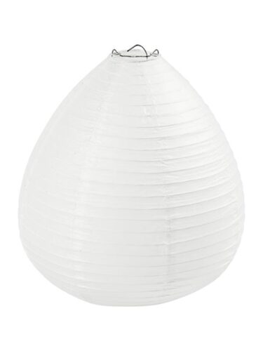 Creativ Company Rice Paper Lamp White Drop 27cm – 5712854429979