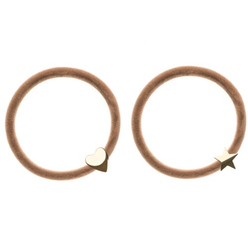 Dark 2 pk Velvet Hair Tie Sand – 7028210000101