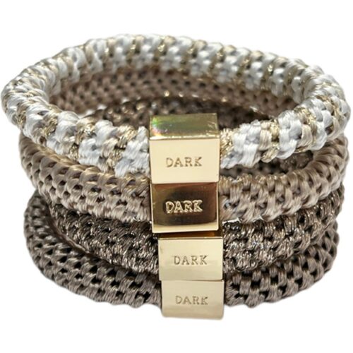 Dark Fat Hair Ties 4 pk Combo Nougat Mix – 7028210087096