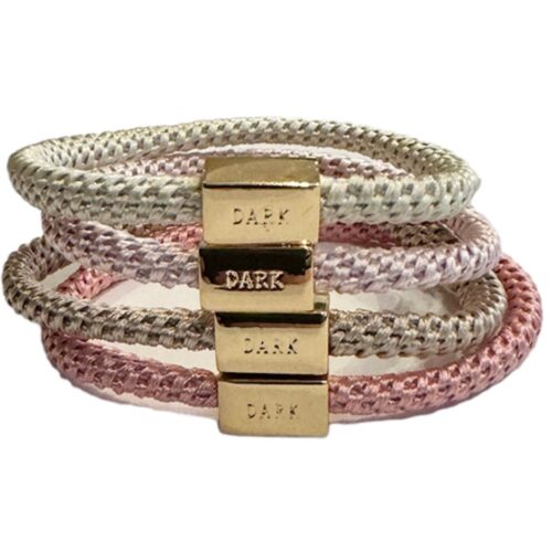 Dark FAT HAIR TIES THIN 4 PK COMBO ROSE MIX – 7028210112897