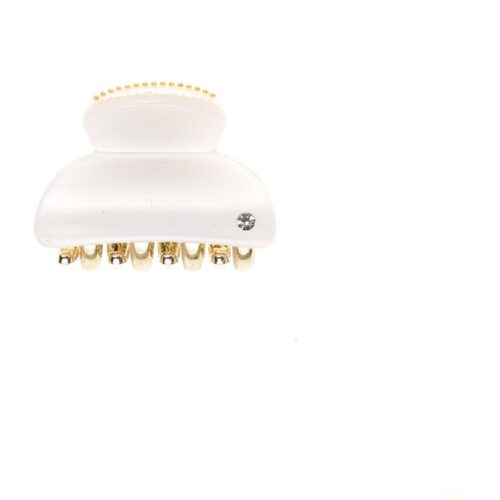 Dark Hair Claw Small White – 7028210007339