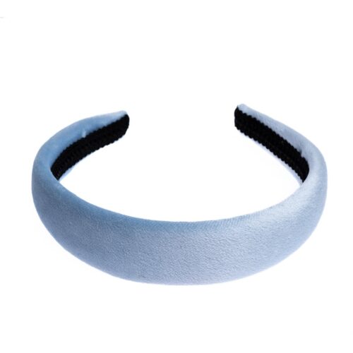 Dark Velvet Hair Band Broad Light Blue – 7028210063700