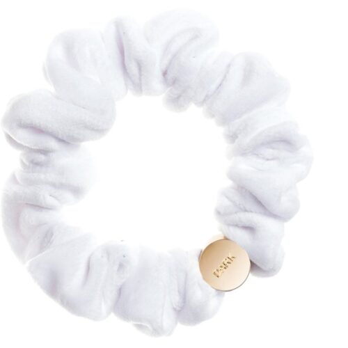 Dark Velvet Mini Scrunchie Cool White – 7028210066749