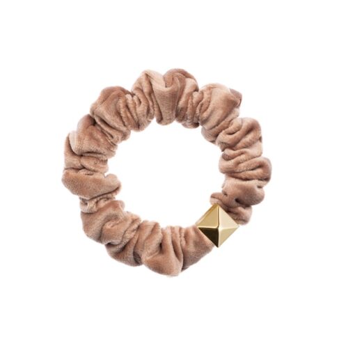 Dark Velvet Mini Scrunchie Nougat – 7028210063090