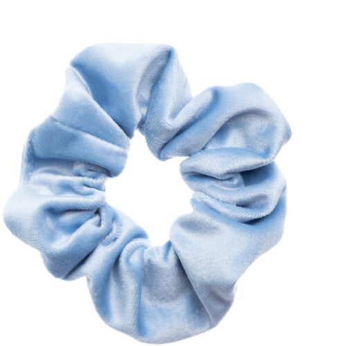 Dark Velvet Scrunchie Light Blue – 7028210063021