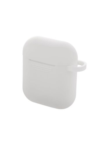 Deltaco AirPods Silicon Case white – 7333048041609