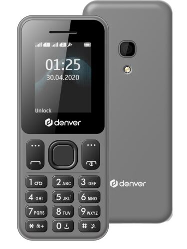 Denver FAS-1860L Dual-SIM 4G-mobil med Bluetooth – 5706751074660