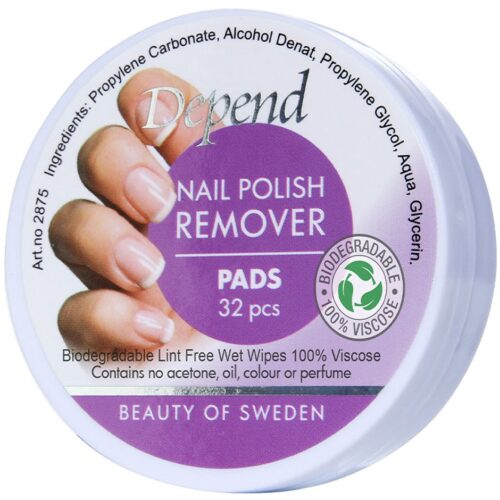 Depend Nail Polish Remover Pads 32 pcs – 0000073133469