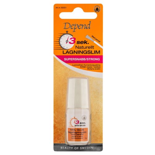 Depend Naturellt Lagningslim 3 Sek – 7391715800010