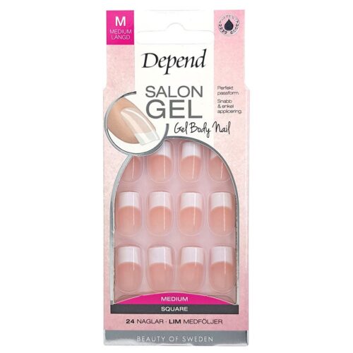 Depend Salon Gel Rosa Square Medium – 7391715800225