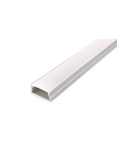 DEVELTRON Alu profil 12 with opal cover – 2.5 m – 5713416001466