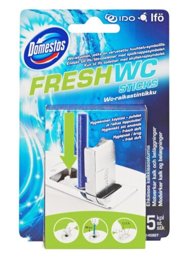 Domestos WC sticks Ocean – 5-pakning – 8712561175159