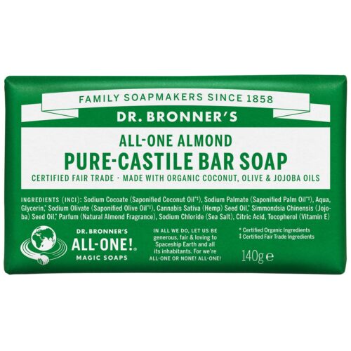 Dr. Bronner’s Bar Soap 140 g – 0018787231005