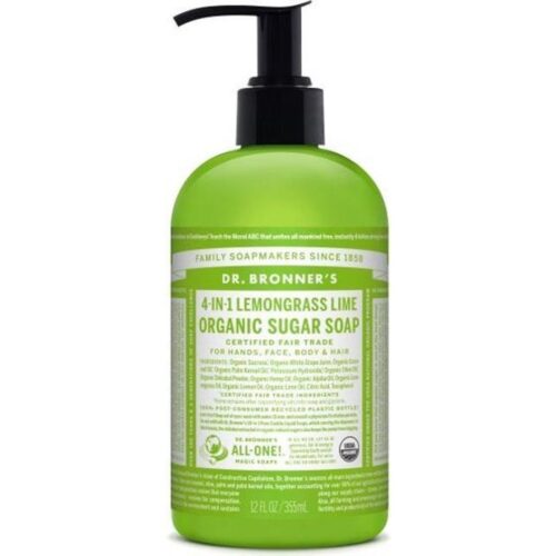 Dr. Bronner’s Lemongrass-Lime Soap 710 ml – 0018787830659
