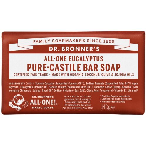 Dr. Bronner’s Magic Soaps All-One Hemp Eucalyptus 140 g – 0018787231203