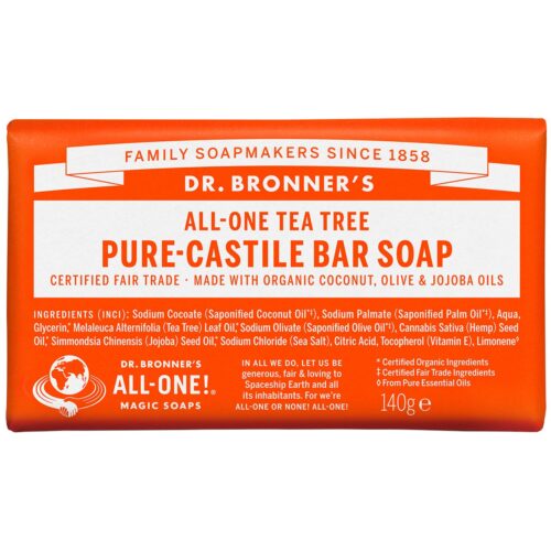 Dr. Bronner’s Magic Soaps All-One Hemp Tea Tree 140 g – 0018787231500