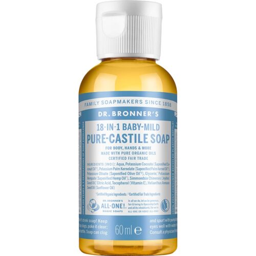 Dr. Bronner’s Magic Soaps Baby Mild 60 ml – 0018787241356