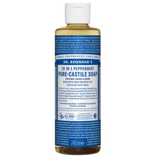 Dr. Bronner’s Magic Soaps Peppermint 240 ml – 0018787243305