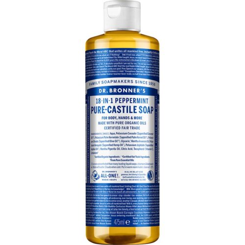 Dr. Bronner’s Magic Soaps Peppermint 475 ml – 0018787243350