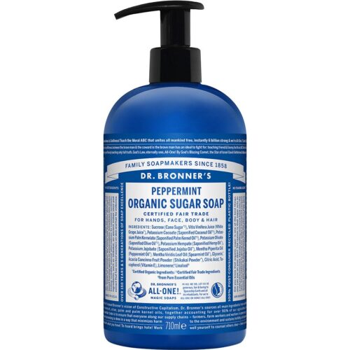 Dr. Bronner’s Organic Hand & Body Shikakai Soap Spearmint Peppermint 710 ml – 0018787830628
