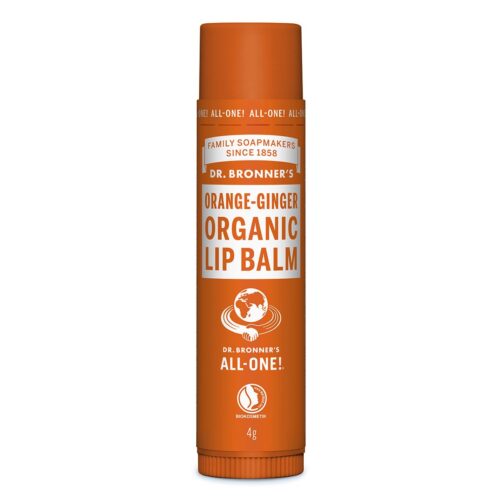 Dr. Bronner’s Organic Lip Balm Orange-Ginger – 4 g – 0018787251652