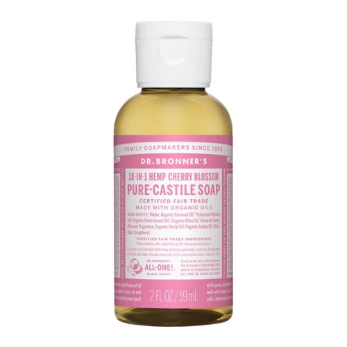 Dr. Bronner’s Pure Castile Liquid Soap Cherry Blossom – 60 ml – 0018787830673
