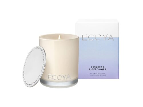 Ecoya Coconut & Elderflower Candle 80 gr 25t brennetid – 80 g – 9336022001864
