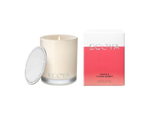 Ecoya Guava & Lychee Candle 80 gr 25t brennetid – 80 g – 9336022002632