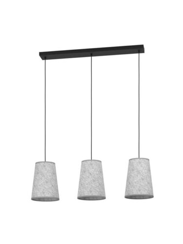 EGLO ALSAGER LANGBORD 3L E27 SORT/GRÅ – 9002759439859