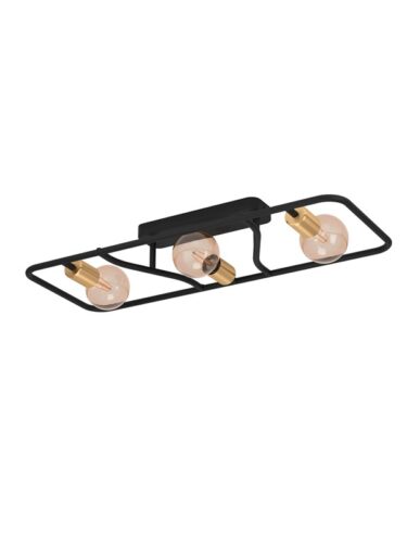 EGLO Messinaro black brushed brass – 9008606243525