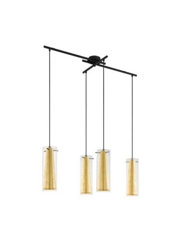 EGLO PINTO GOLD pendant light clear gold – 9002759976538