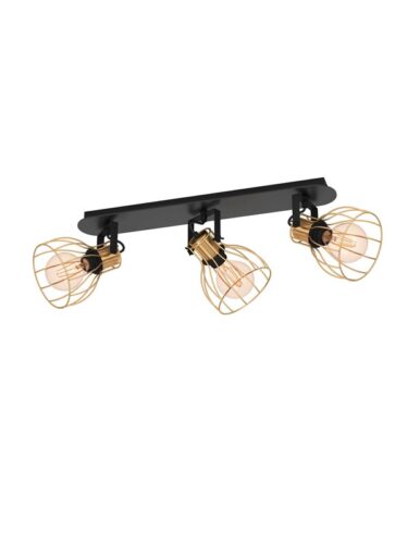 EGLO Sambatello black brushed brass – 9008606243655