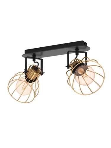EGLO Sambatello black brushed brass – 9008606243648