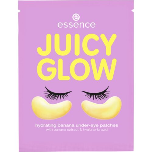 essence JUICY GLOW Hydrating Banana Under-Eye Patches Banana Beam – 4059729439963