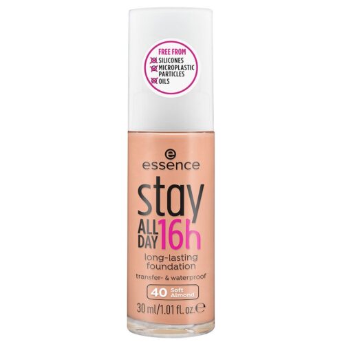 essence Stay All Day 16h Long-Lasting Foundation 40 Soft Almond – 30 ml – 4059729339133