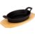 Essentials Oval støpejernsform 22cm, bordskåner i tre – 7350101115619