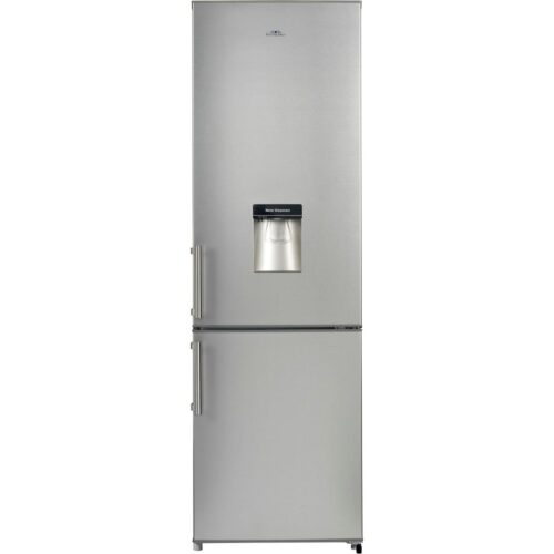 Everglades Kjøleskap og fryser med vanndispenser, stål – 8717458507631