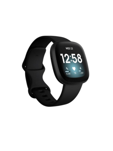 Fitbit Versa 3 Black/Black Aluminum – 0811138039813