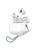 Foneng Wireless earphones TWS BL129 with induction charging (white) – 6970462518846