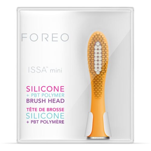 FOREO ISSA Mini Hybrid Brush Head Mango Tango Yellow – 1 pcs – 7350071075616