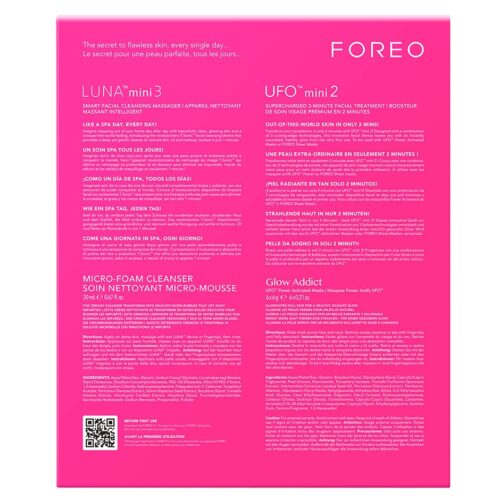 FOREO LUNA Mini 3 & UFO Mini 2 Set Fuchsia – 7350120791177
