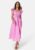 FOREVER NEW Athena Ruffle Midi Dress Candy Floss 34 – 9360454022081