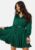 FOREVER NEW Martina Godet Mini Dress Deep Emerald 38 – 9357631867634