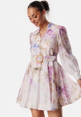 FOREVER NEW Vienna Trim Detail Skater Dress Floral 36 – 9360454171291