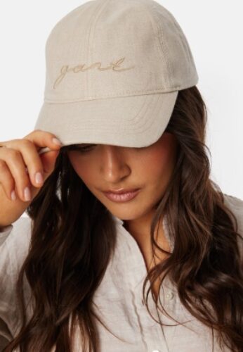 GANT Linen Cap Sand Onesize – 7325707561061