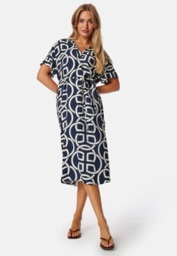 GANT Monogram Print SS Caftan Dark blue 42 – 7325707660382