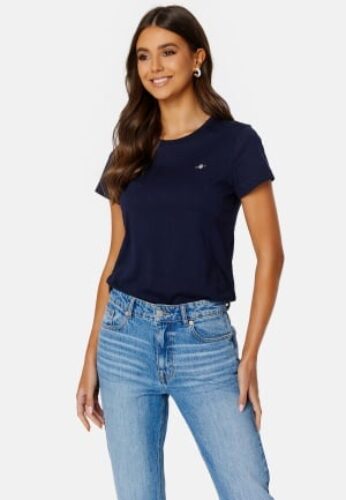GANT Reg Shield SS T-shirt EVENING BLUE XXL – 7325707250224