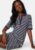 GANT Striped Shield Pique Dress Blue S – 7325707545672