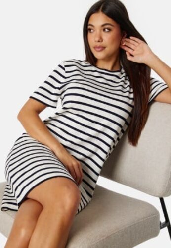GANT Striped SS T-Shirt Dress Classsic Blue S – 7325707538872